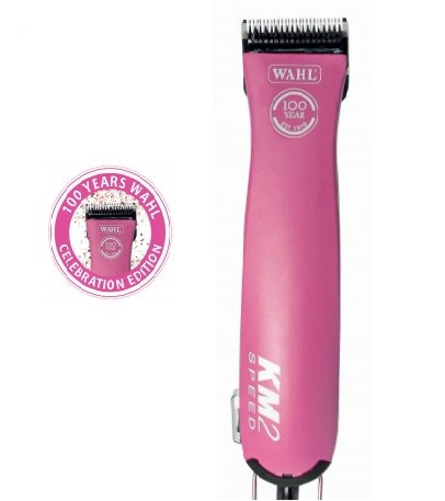 Wahl KM2 PINK Animal Clipper Ergonomický silný strojček na strihanie zvierat s tichým motorom, 2 rýchlosti 1247-0479 profesionálny strojček na strihanie psov